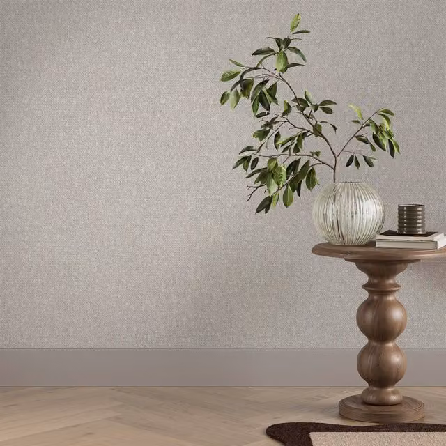 Superfresco Easy Hearthbound Texture Wallpaper in Stone, Yellow and Grey