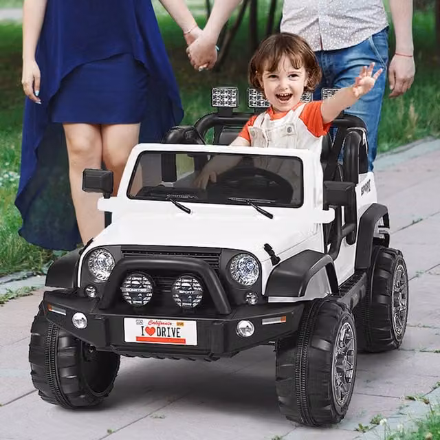 Costway Electric Kids Ride On Truck in White