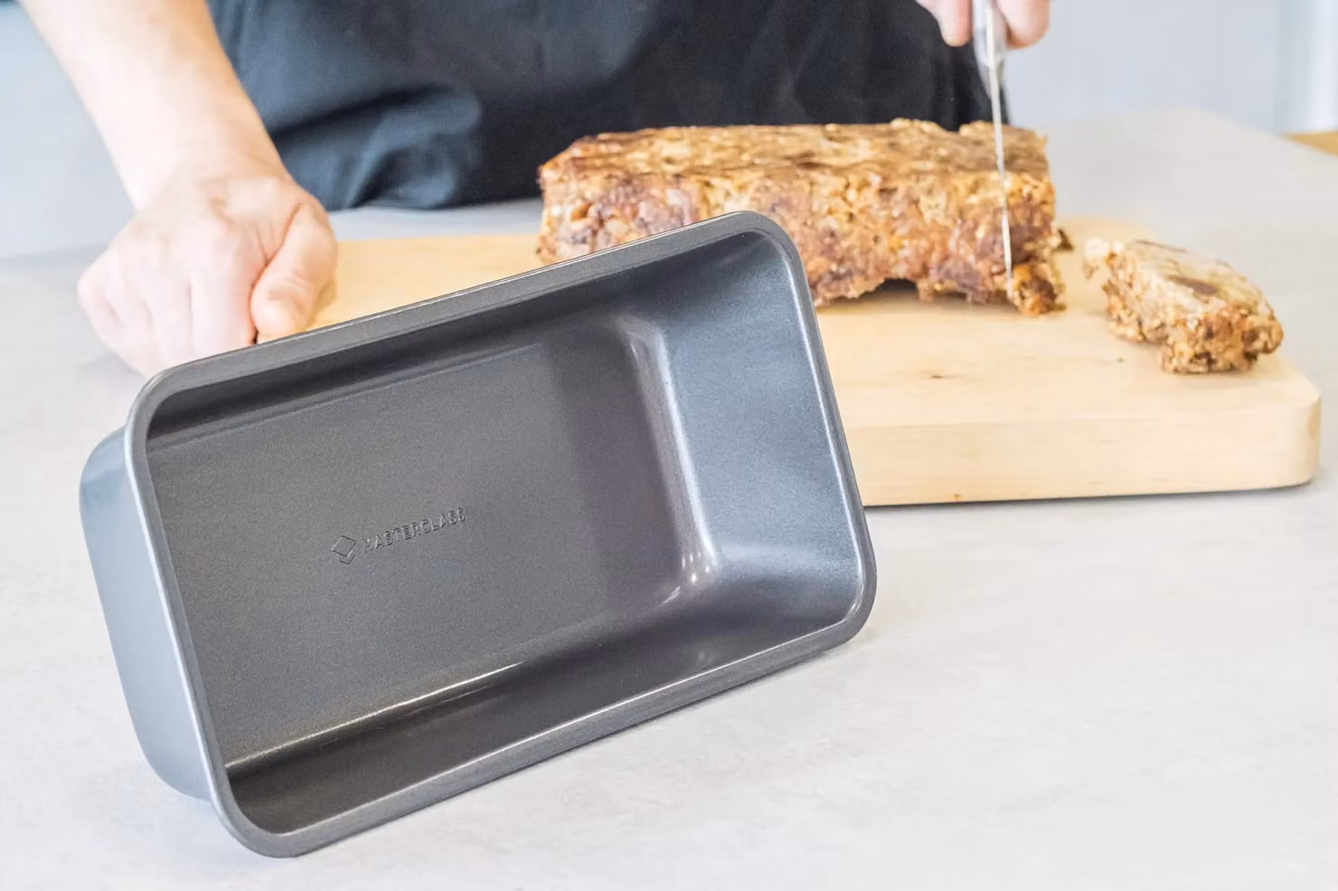 MasterClass Non-Stick Carbon Steel Rectangular Loaf Tin, Grey – 3