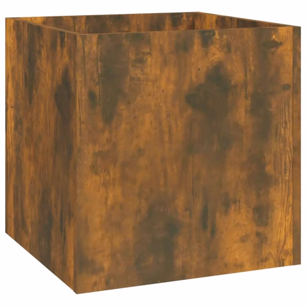Berkfield Home Hallway Furniture Set in Smoked Oak Brown, including Bench, Mirror and Panel – 3