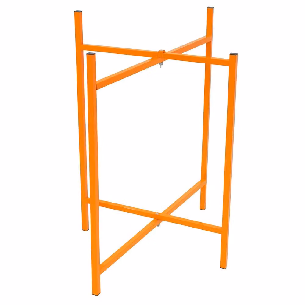 Monstershop Set of 3 Steel Mortar Board Stands in Orange, Height: 75 cm – 2