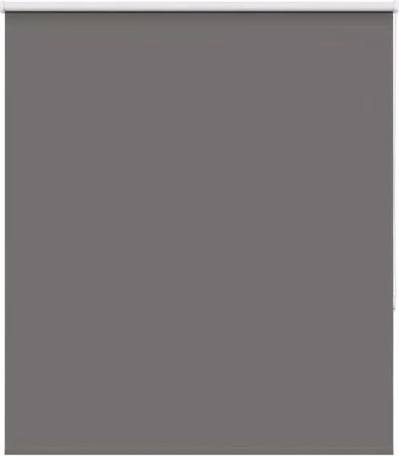 Berkfield Home Grey Blackout Roller Blind, Thermal Insulating Polyester, W: 125 cm, H: 175 cm – 1