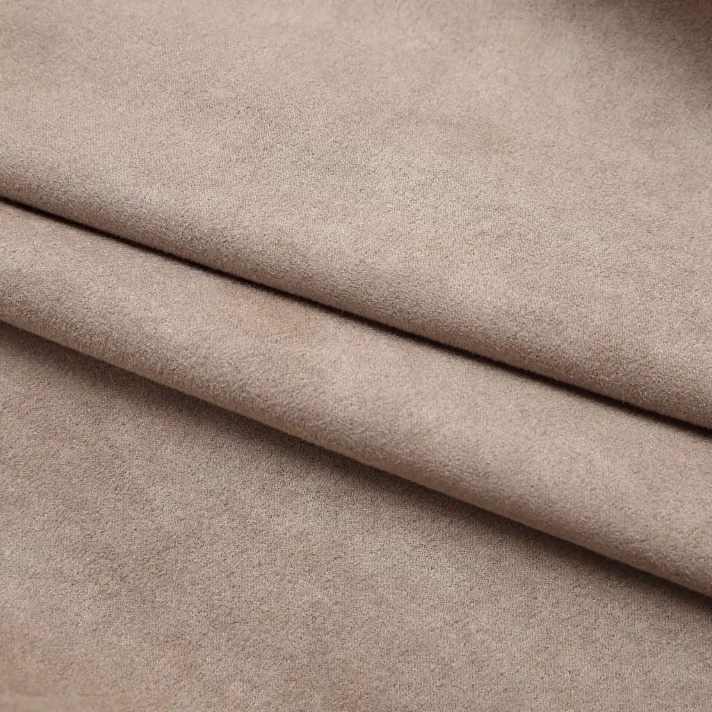 Berkfield Home Blackout Curtains with Hooks, 2 Pack, Taupe, W: 140 cm, H: 175 cm – 3