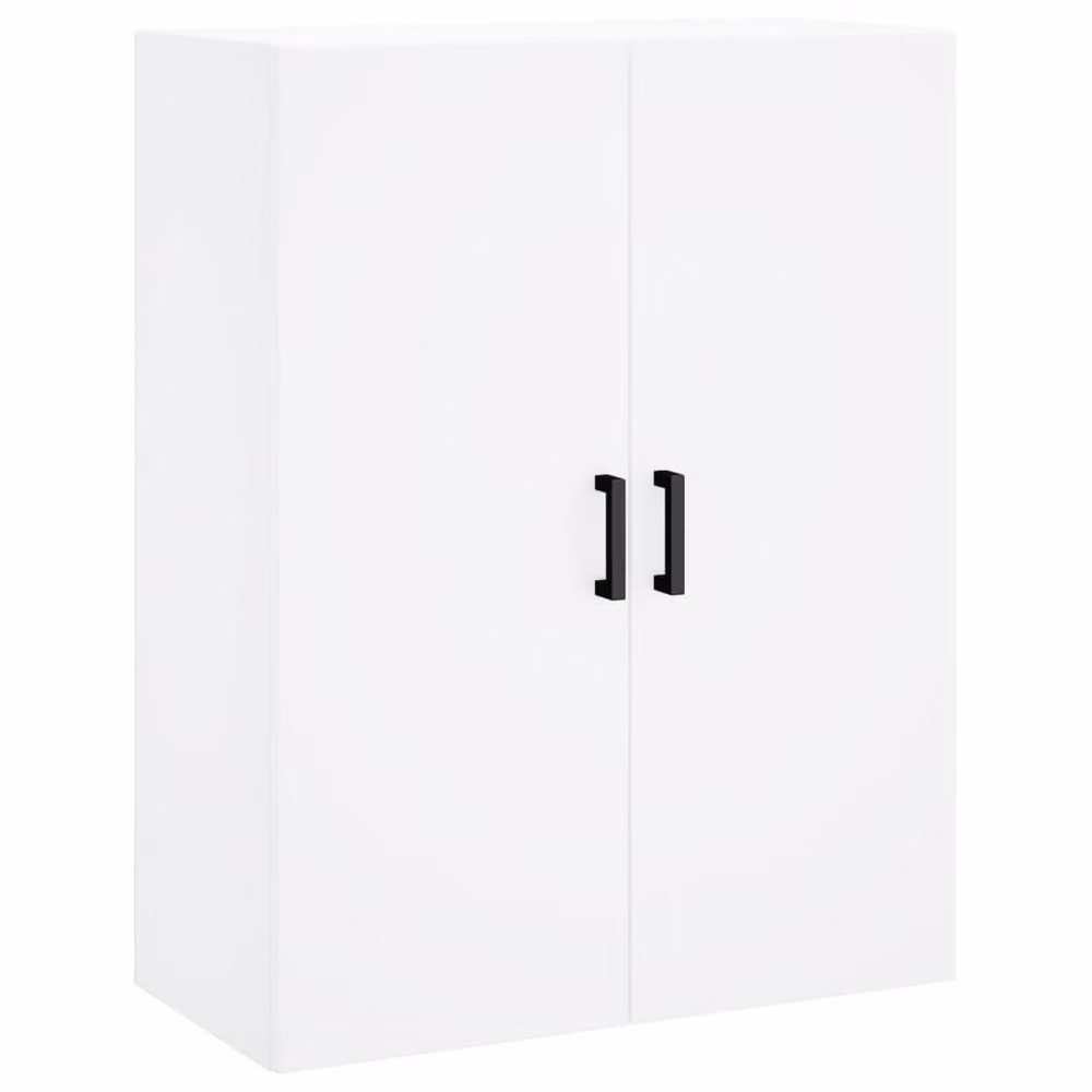 Berkfield Home Wall Mounted White Modern Cabinet W: 69.5 cm, D: 34 cm, H: 90 cm – 2