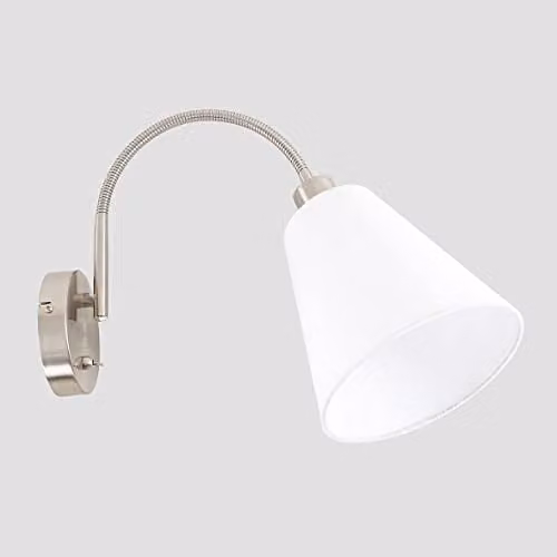 Netlighting Tonia Modern White Tabletop Reading Light with E27 Socket