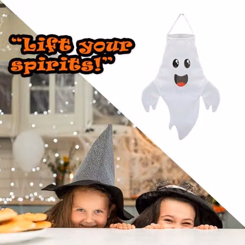 VFM e-Store White Hanging Ghost Decoration for Halloween Parties – 7