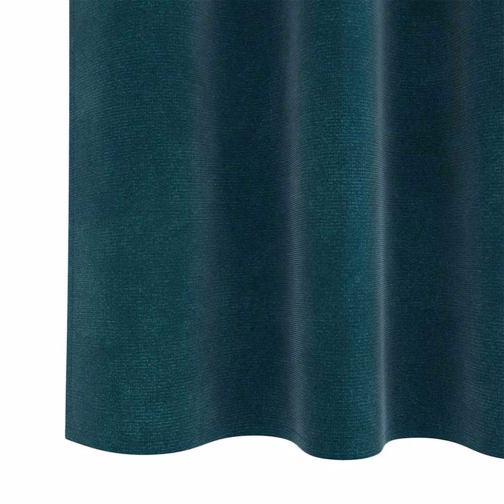 Berkfield Home Elegant Dark Green Velvet Blackout Curtains with Top Tape, 2 Pack – 5