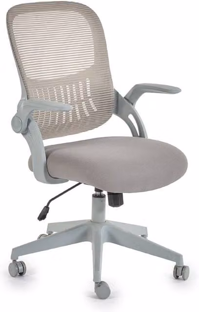 Cheshire Bramley Grey Fabric Executive Office Chair with Height Adjustment – 1
