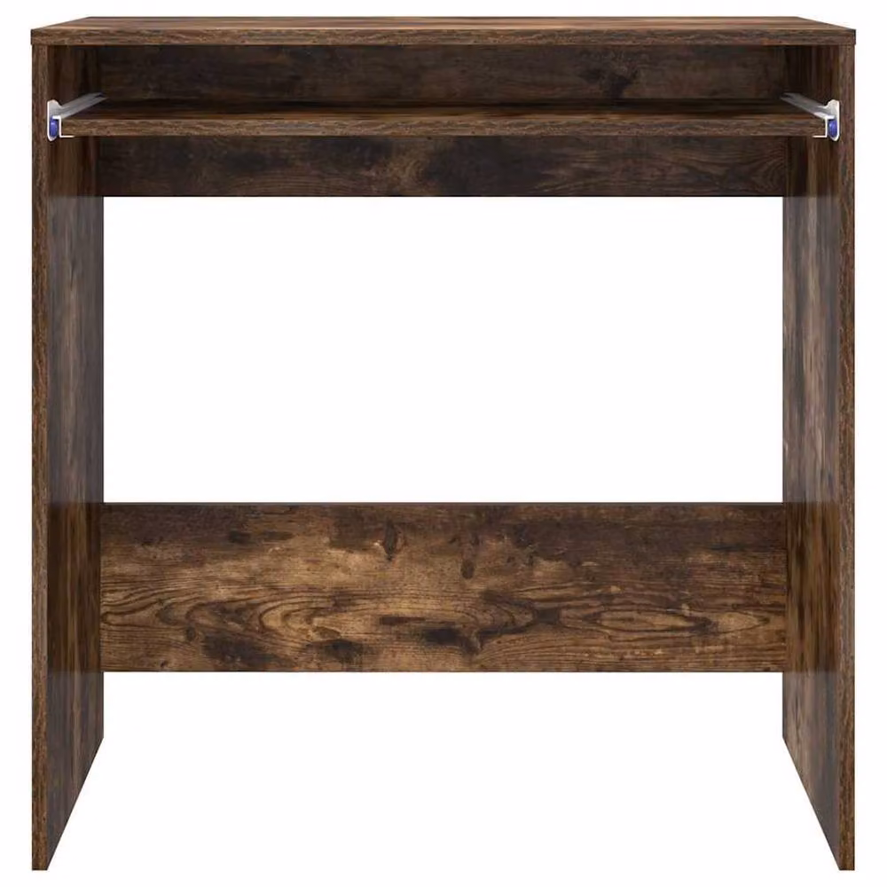 Berkfield Home Modern Compact Computer Desk in Smoked Oak Brown – 5