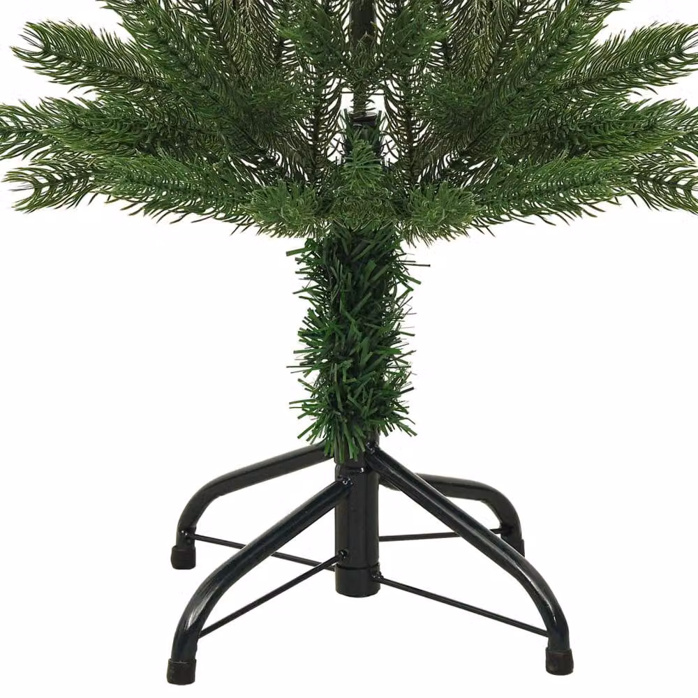 Berkfield Home Artificial Slim Green Christmas Tree with Stand, Height: 150 cm – 4