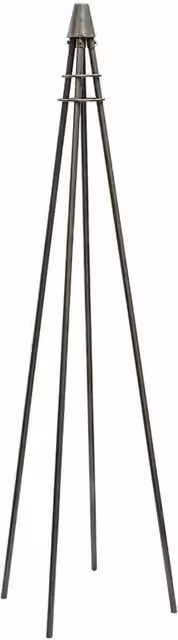 Ivyline Outdoor Climber Tripod Support in Silver Mild Steel W/D/H: 30 x 30 x 120 cm
