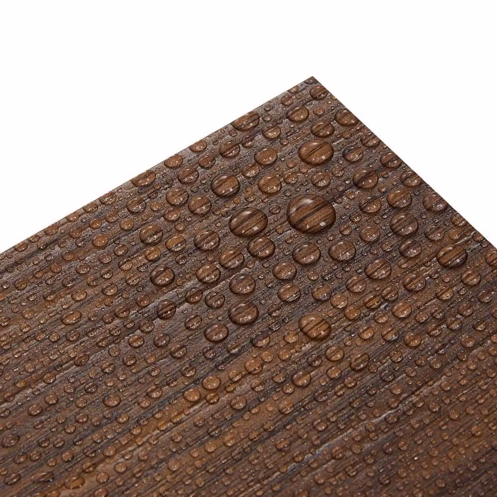 Kelvenix 36-Piece Self-Adhesive Modern Vinyl Flooring in Dark Brown, W: 52 cm, L: 1000 cm – 3