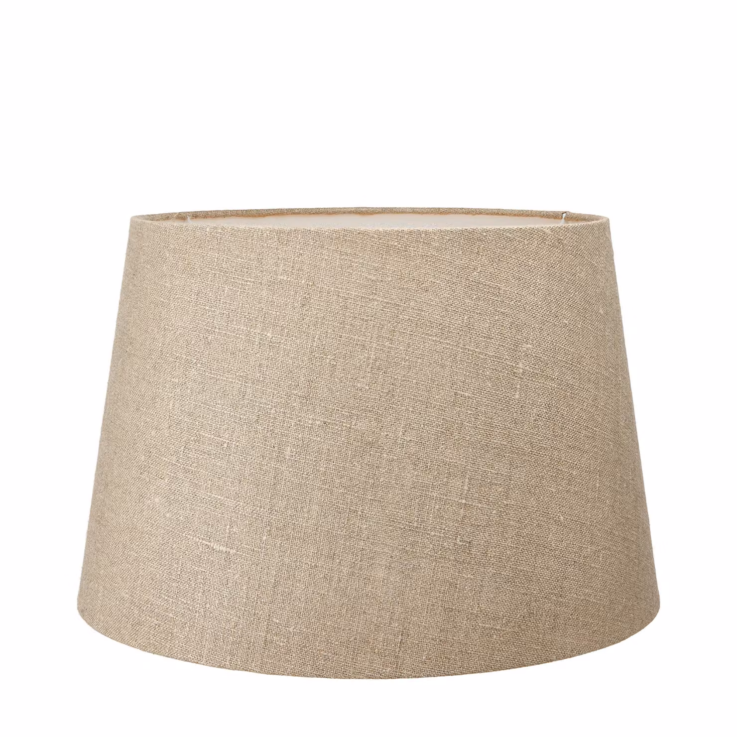 Ruma Natural Linen Tapered Table Lamp Shade in Brown and Beige, Diameter: 25.4 cm – 2