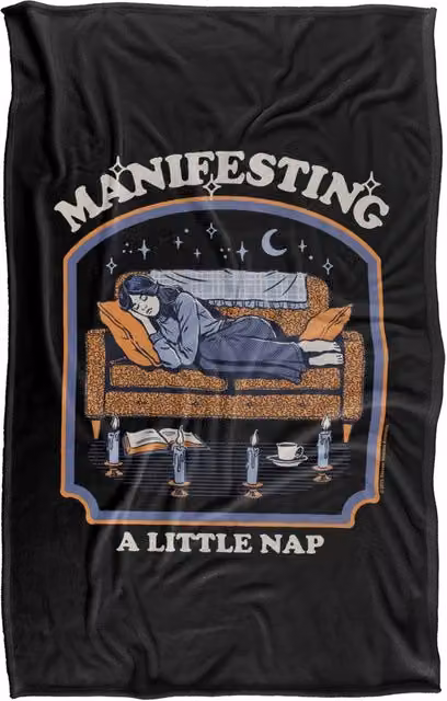 Steven Rhodes Manafestinga Nap Silky Touch Super Soft Fleece Throw Blanket, Multicolour, W/D/H: 91 x 147 cm