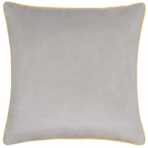 Riva Home Meridian Signature Collection Grey Velvet Square Cushion, 55 x 55 cm – 1