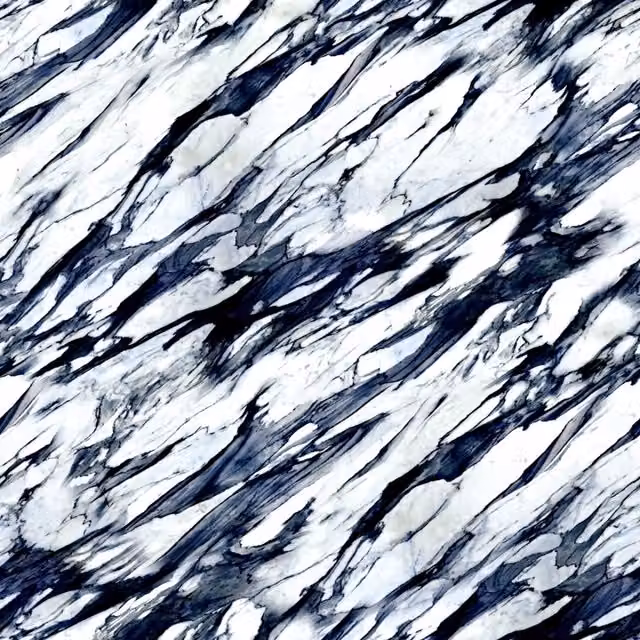 I Love Wallpaper Modern Abstract Marble Wallpaper in Blue and Grey