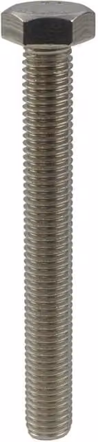 Unifix A2-70 Stainless Steel Hexagon Setscrews, Silver, M20 x 75 mm