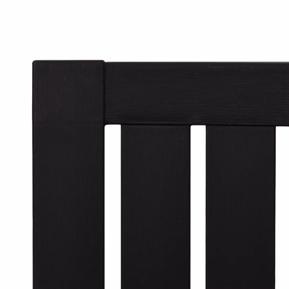 Berkfield Home Beautiful Garden Adirondack Chair in Black Polypropylene – 6