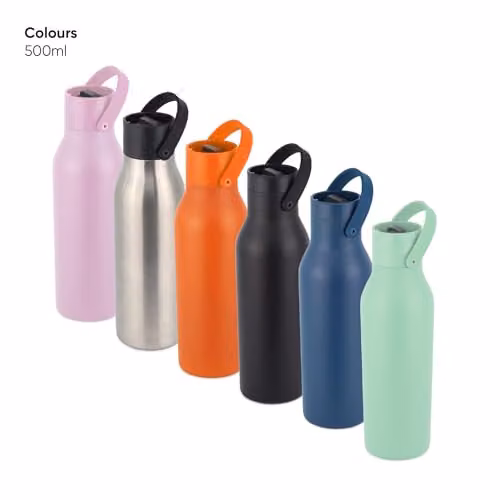 Circular & Co Insulated Stainless Steel Water Bottle, 500ml, Green, Leakproof and BPA-Free – 2