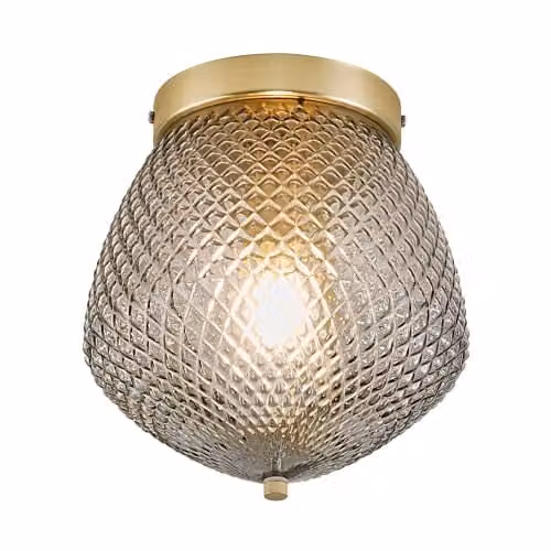 Nordlux Orbiform Sphere Ceiling Light in Gold/Brass and Transparent Glass, Diameter: 23 cm – 1