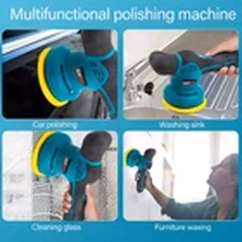 EONLION Car Polisher Buffer Sander Buffing Sponge Kit in Blue – 4