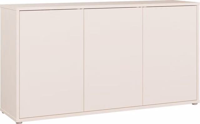 Furniture To Go Alice Springs 3 Door Sideboard with Push-Open Doors and Drawer in Sand
