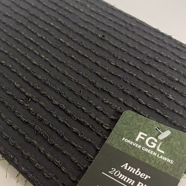 Forever Green Lawns Amber Artificial Grass in Green and Brown