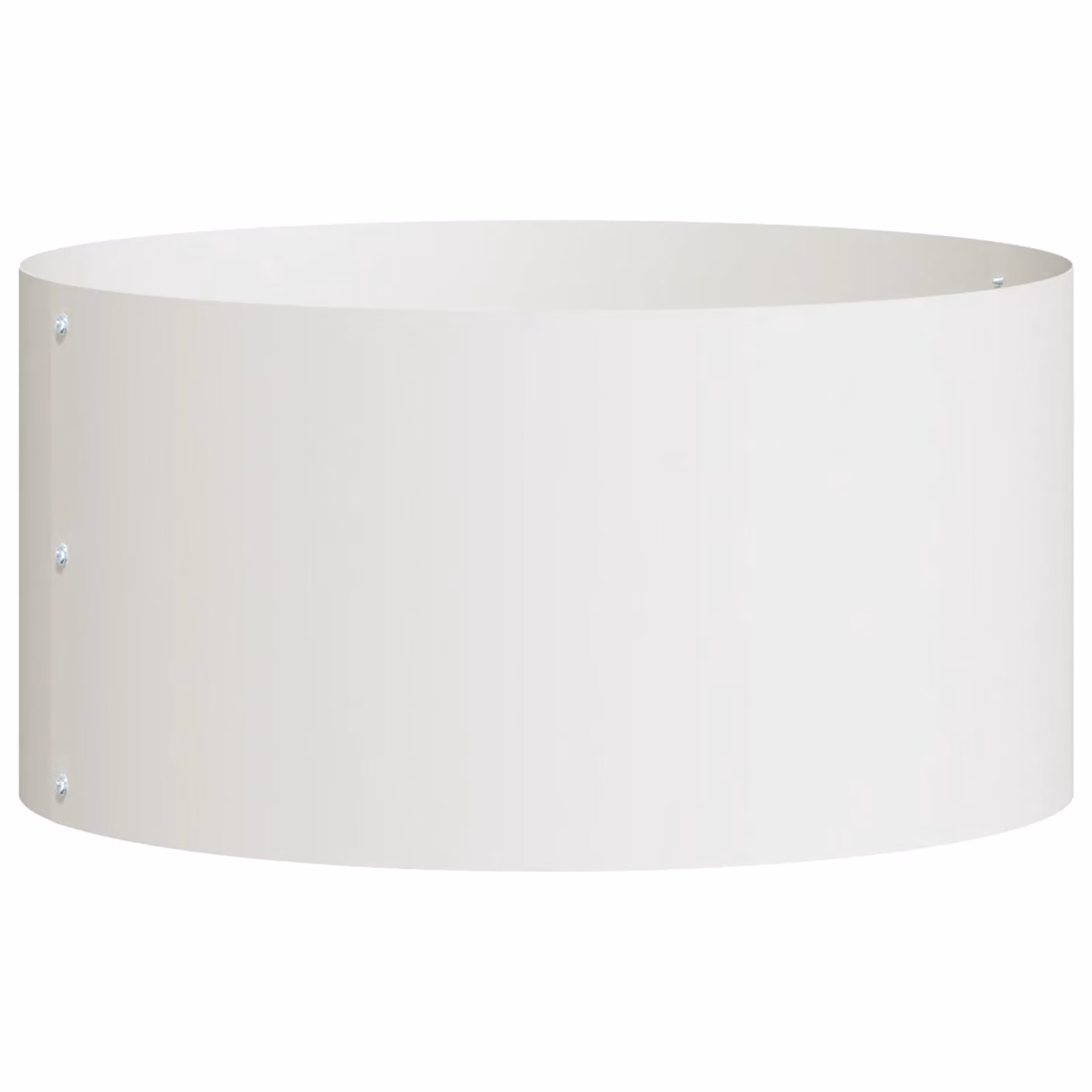 Berkfield Home Large White Metal Planter Tub – 2