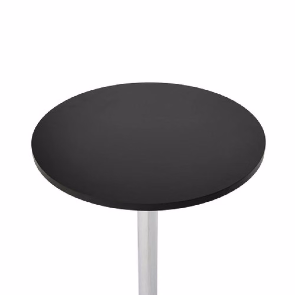 netfurniture Deluxe Como Round Poseur Table in Black Wood – 4