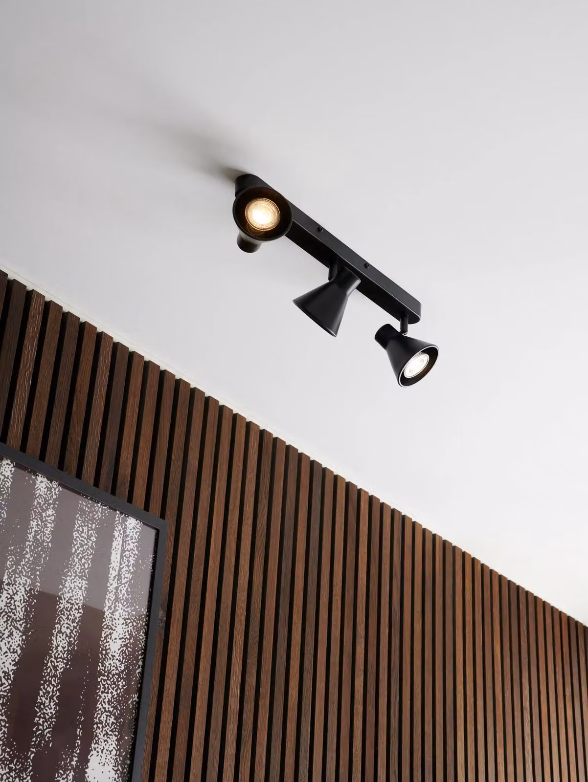 Nordlux Eik Adjustable Black Metal Surface Mounted Spotlight for Hallways, GU10 Mains – 2