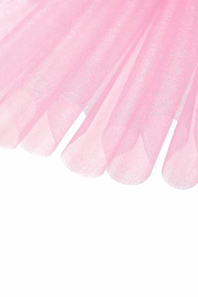 Neel Blue Organza Sheer Glitter Fabric Roll for Wedding and Event Decor, W/H: 29 cm x 25 m