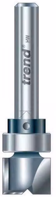 TREND 46/92 X 1/4 Tct 90 Shank Mounted Template Profiler, Grey, 15.9 x 19.1 mm
