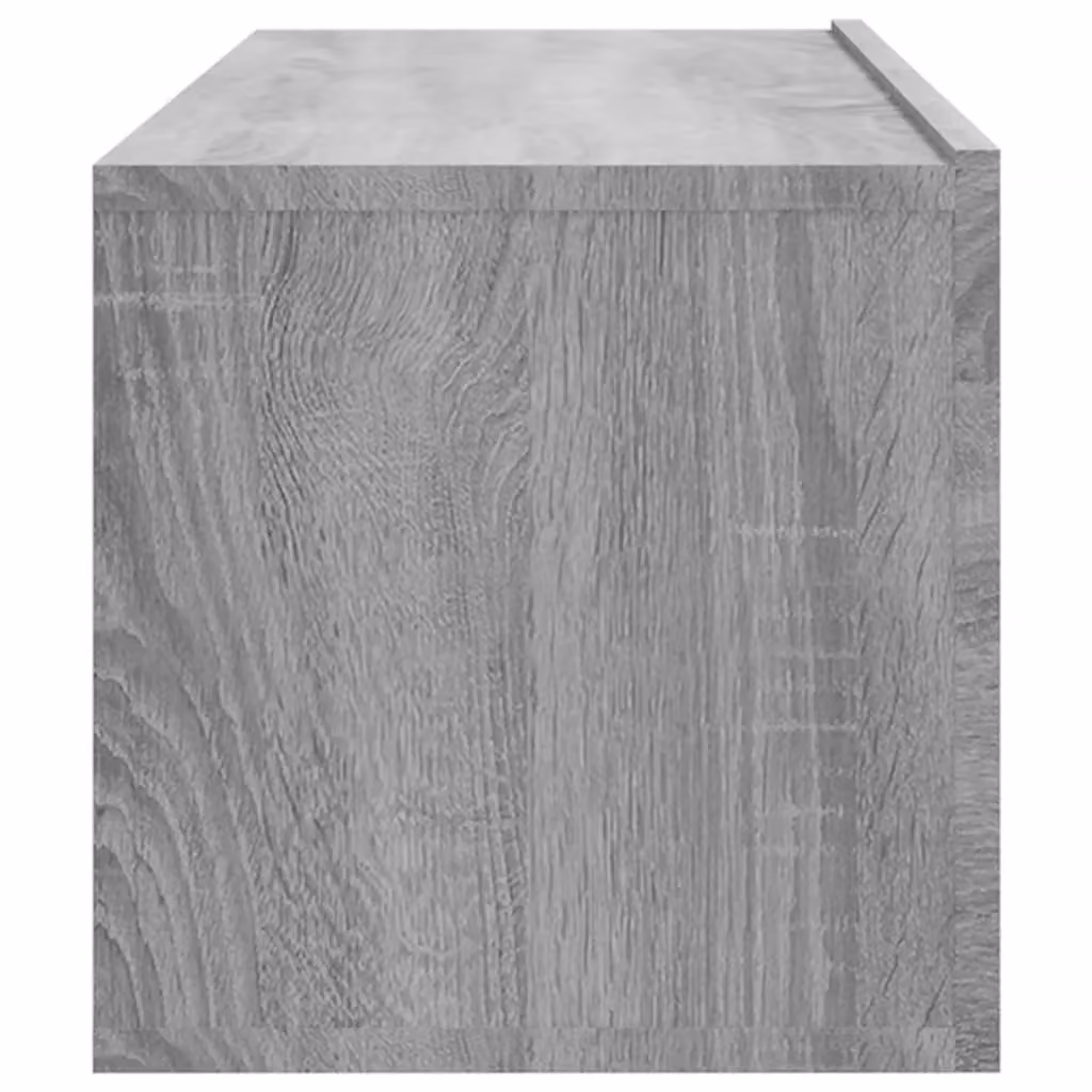 Berkfield Home Set of 4 Wall Mounted TV Cabinets in Grey Sonoma, W/D/H: 100 x 30 x 30 cm – 3