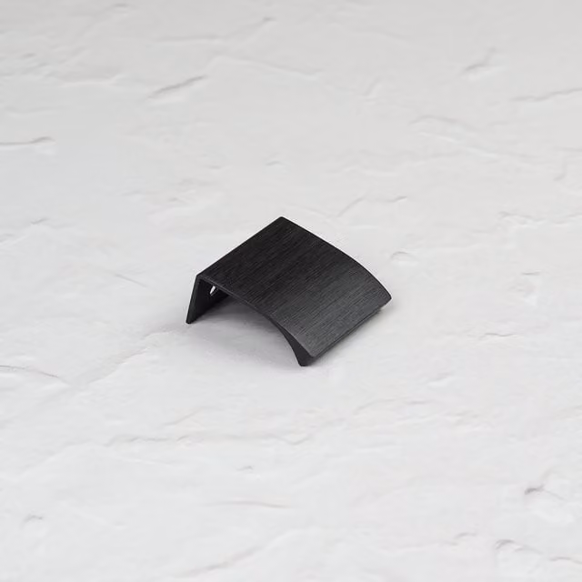 Handle & Home Matt Black Aluminium Profile Edge Flush Pull Handle