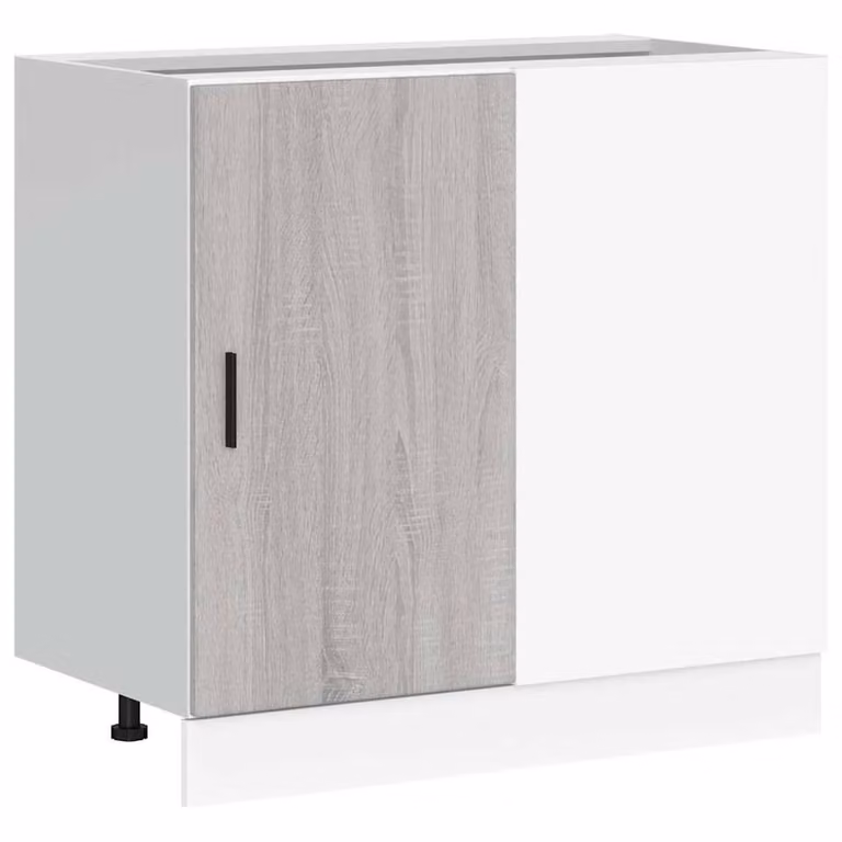 Berkfield Home Grey Sonoma Matt Engineered Wood Kitchen Sink Unit