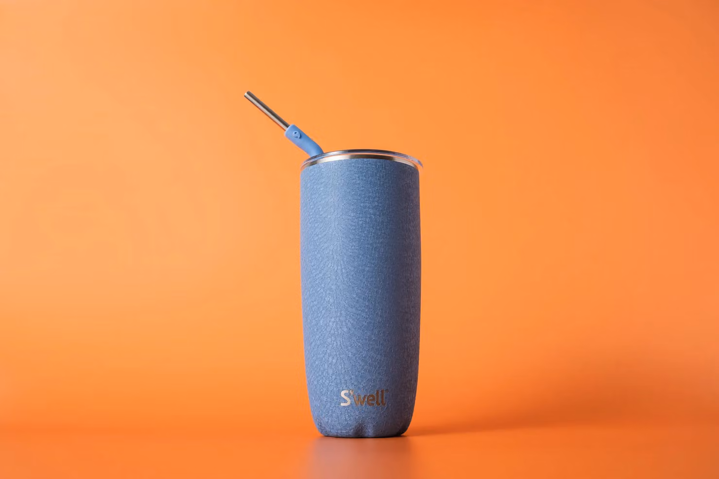 S'well Stainless Steel Tumbler in Blue, 700ml – 3