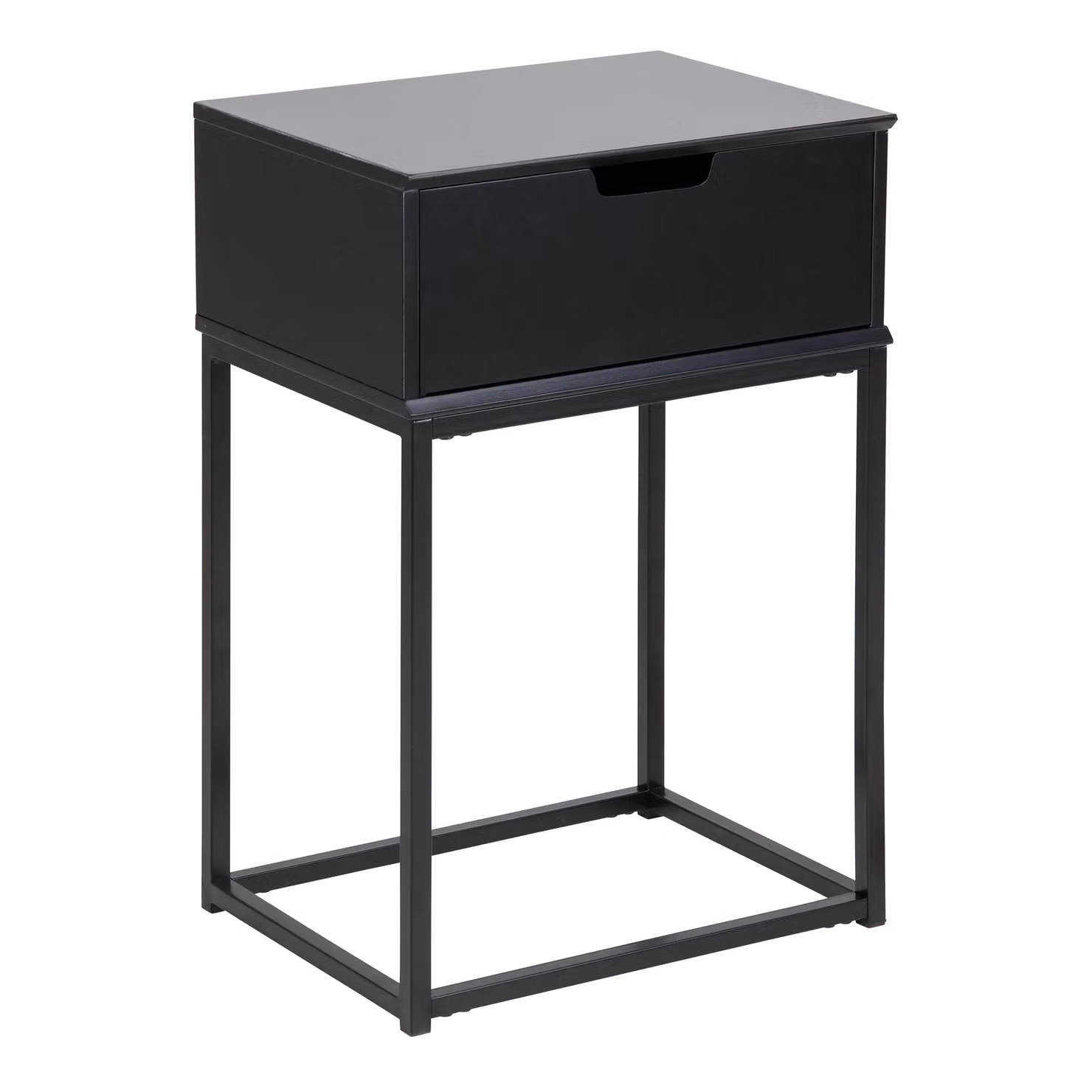 Furniture To Go Mitra 1 Drawer Bedside Table in Black – 2
