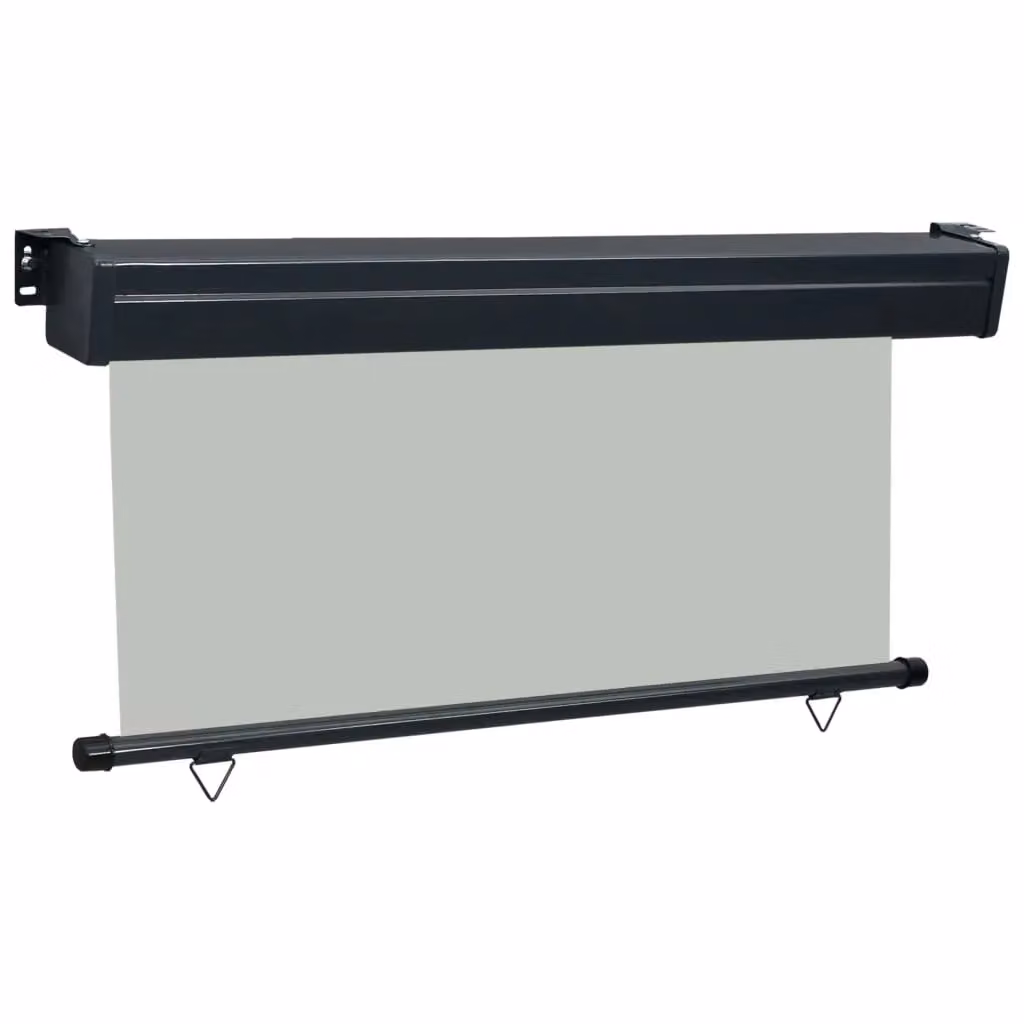 Berkfield Home Grey Balcony Side Awning with Manual Pull and Polyester Fabric, W/H: 170 x 250 cm – 2
