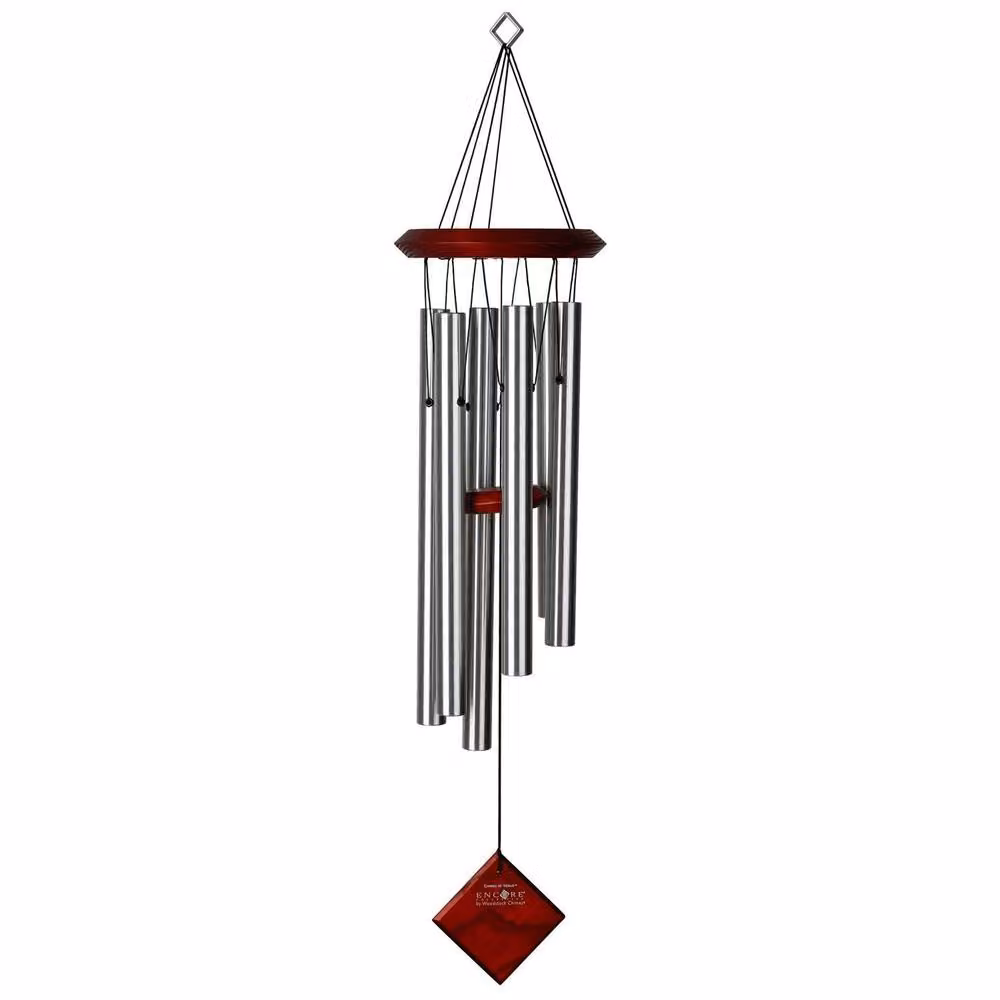 Woodstock Chimes Chimes Of Pluto Small Silver Metal Wind Chime – 3