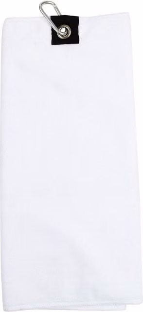 Towel City Unisex Microfibre Golf Towel in White