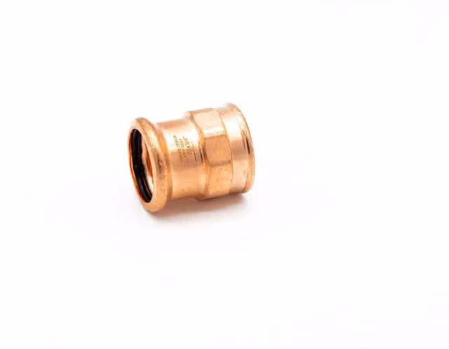 PrimaPress Pressfit 28x3/4" FI Coupler in Grey, WRAS Approved Copper