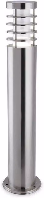 Netlighting Tamar Outdoor Integrated LED Bollard in Grey Stainless Steel, IP44