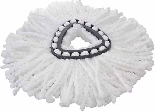 Vileda Turbo Spin Mop Refill in Multicolour and White