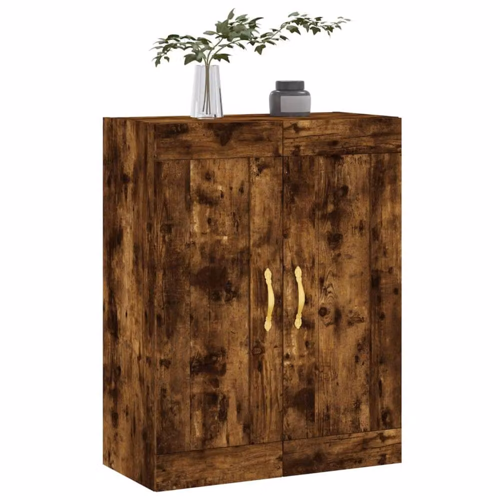 Berkfield Home Wall Mounted Cabinet in Smoked Oak Brown, W/D/H: 69.5 x 34 x 90 cm – 4