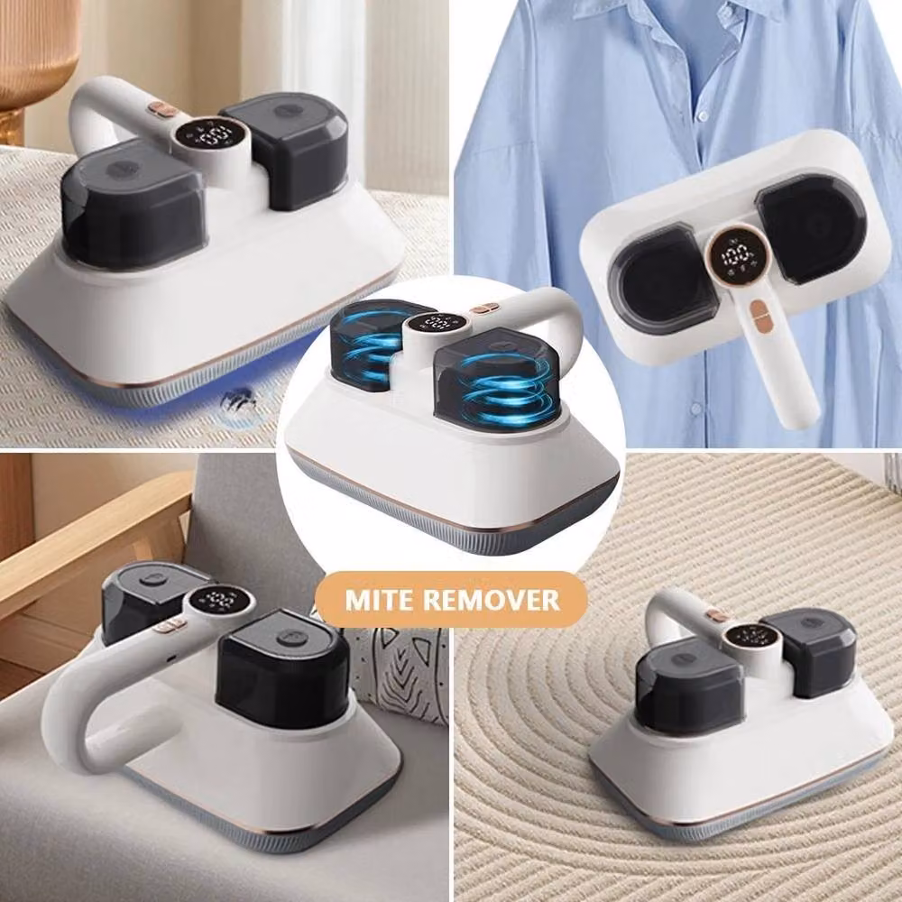 Kelvenix Handheld Mattress Vacuum Cleaner with UV-C Light and Tapping Vibration in White – 3