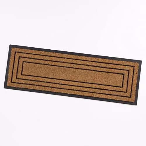 Mud Stopper Natural Coir Outdoor Door Mat, Brown, W/D: 40 x 120 cm – 2