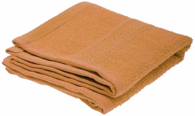 Jassz Plain Brown Cotton Guest Hand Towel, 350 GSM, W/D/H: 30 x 50 x 1 cm