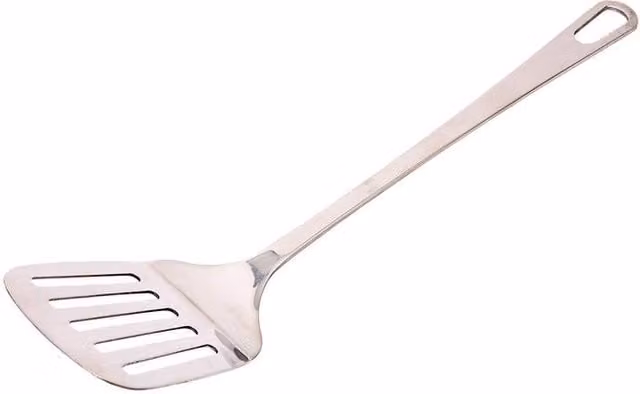Dexam Stainless Steel Slotted Turner in Silver
