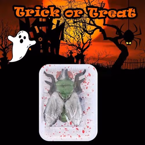 VFM e-Store Black Halloween Insect Decoration Accessory for Parties, 18.5 cm – 5