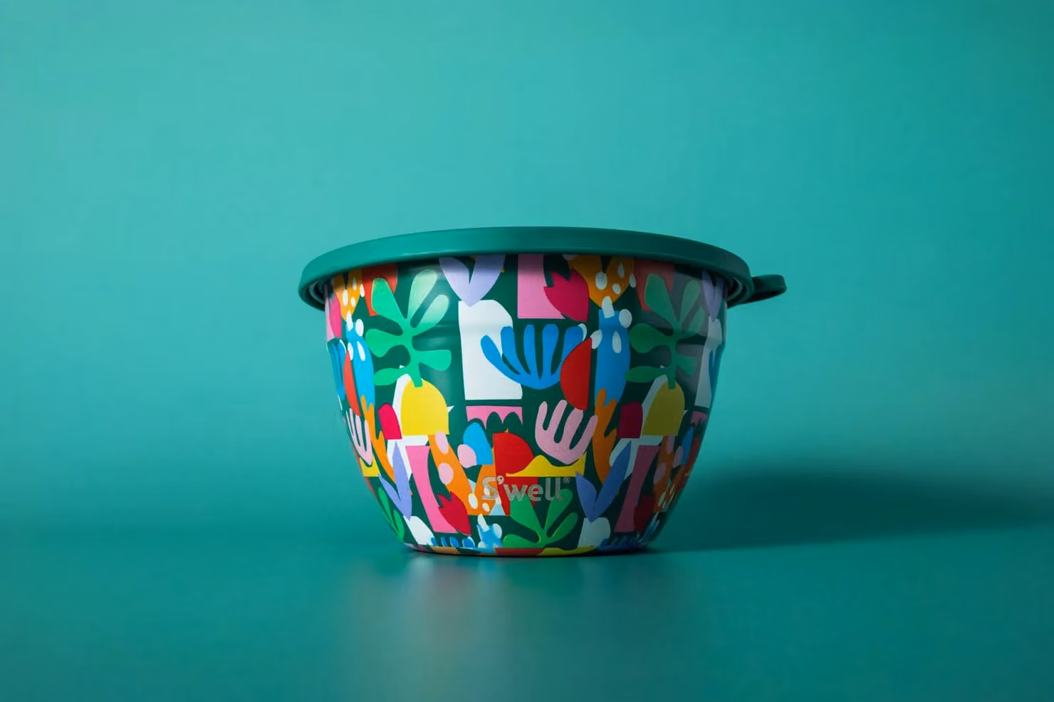 S'well Paper Cutouts Stainless Steel Salad Bowl Kit, 1.9 l, Multicolour – 2